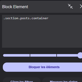 Bloquer des éléments sur les pages internet avec Brave