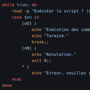 Créer un script bash qui gère la saisie utilisateur, la casse et les erreurs