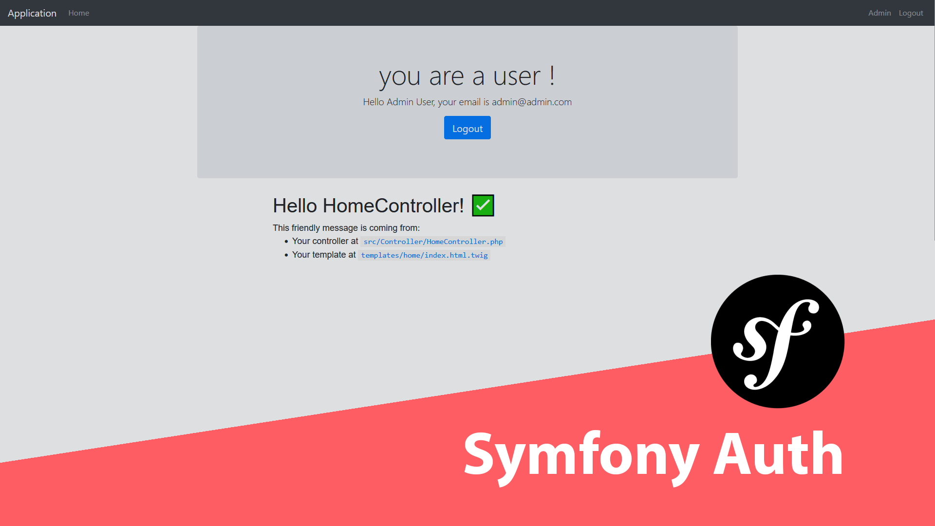 Symfony Auth